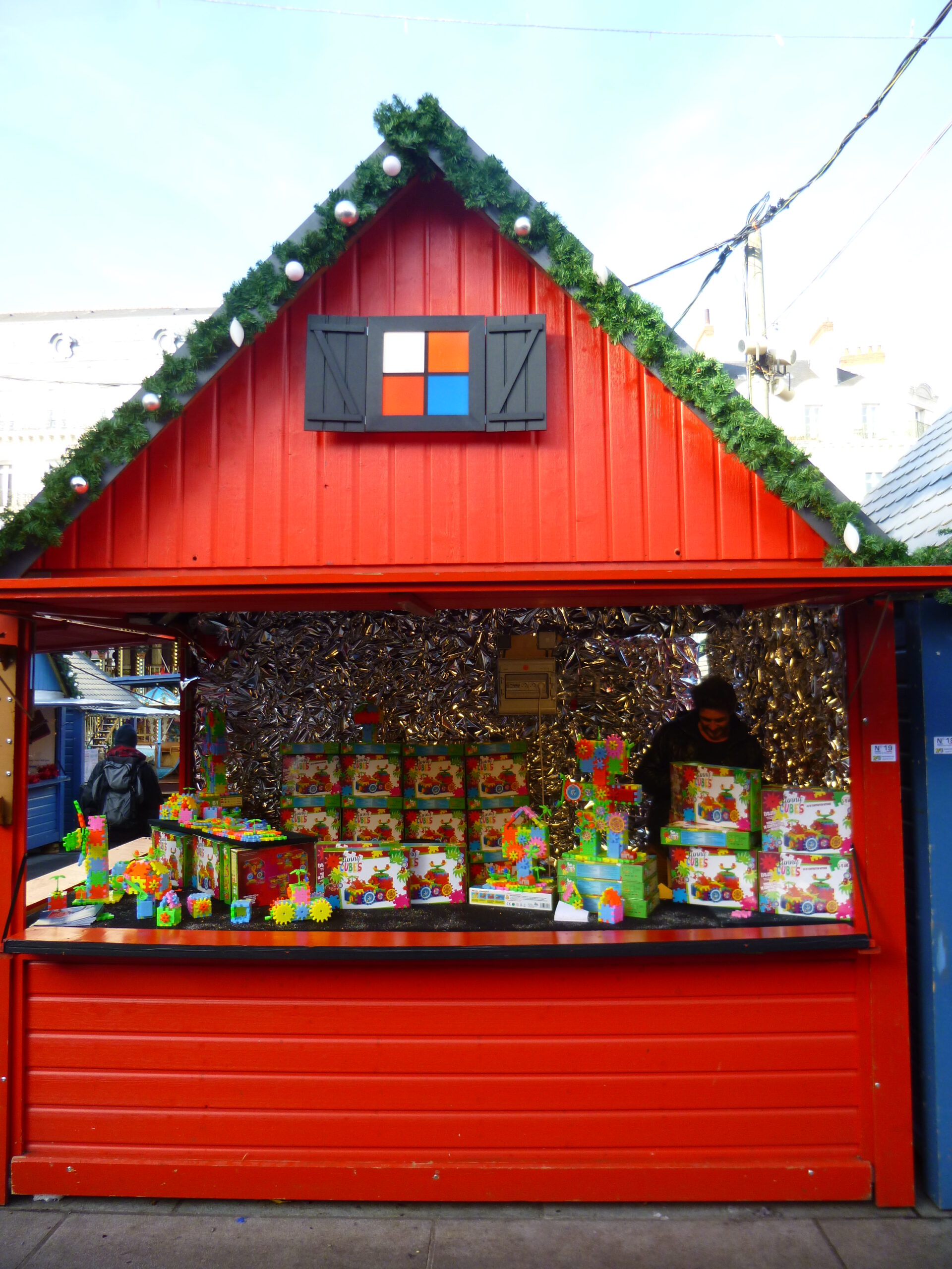 Chalet vendant des jeux