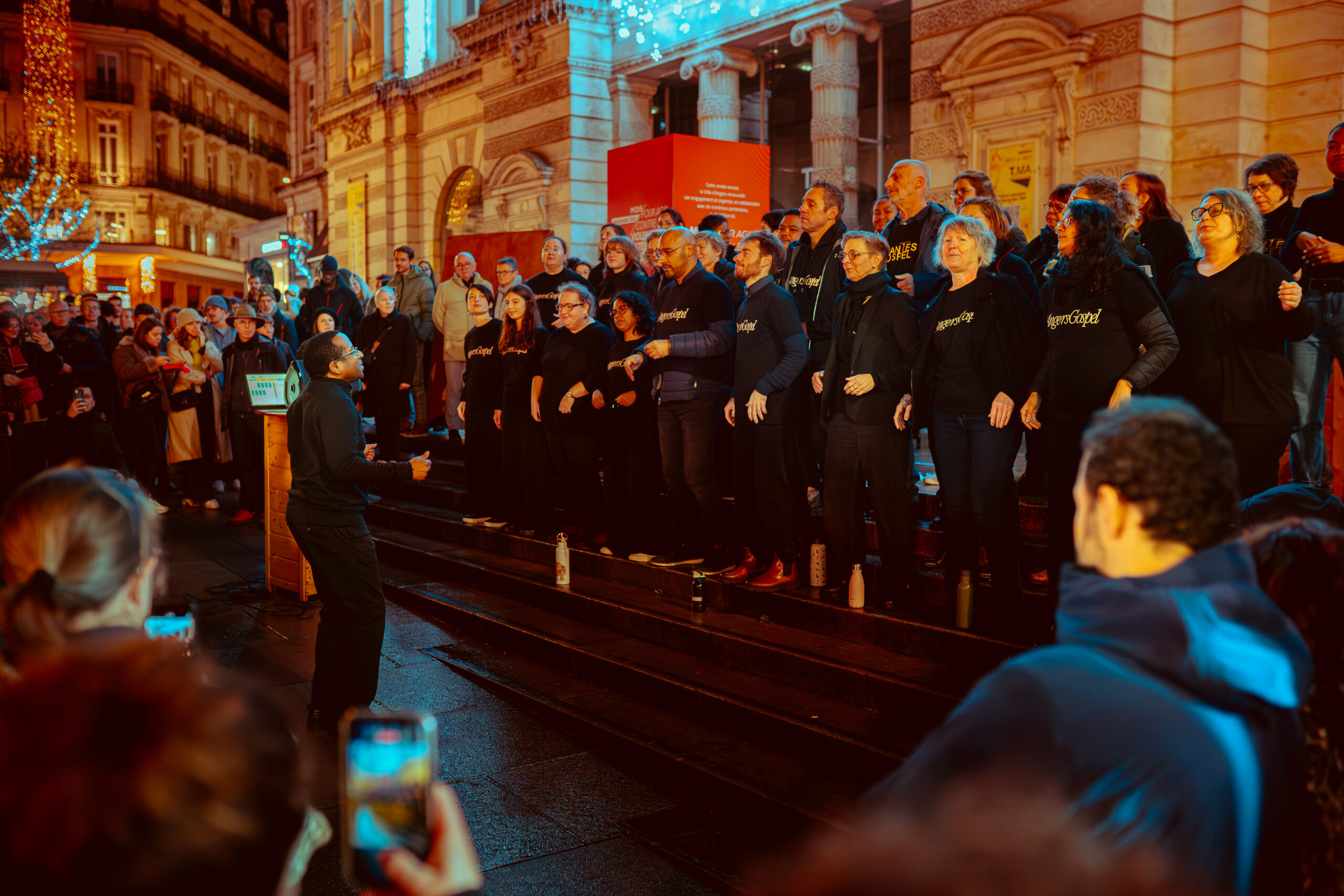 ouverture inauguration marché de noël d'angers